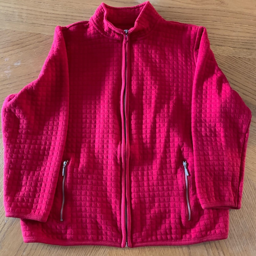 Women’s Cotton Zip Up Top
